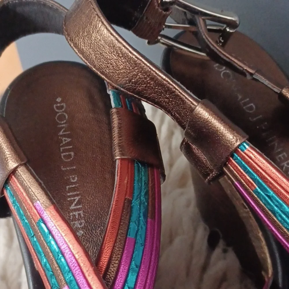 Donald J Pliner wedge sandals